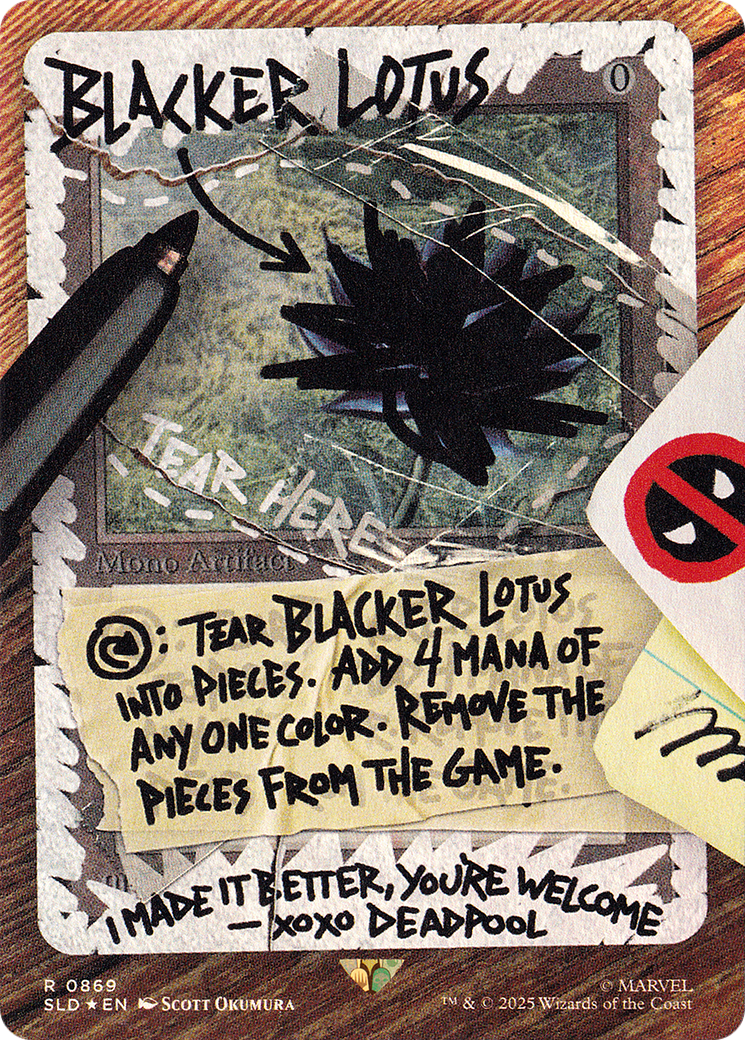 Blacker Lotus (869) [Secret Lair Drop]  (Borderless)