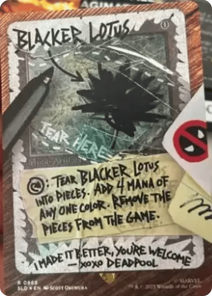 Blacker Lotus (Rainbow Foil) (869) [Secret Lair Drop Series]  Foil