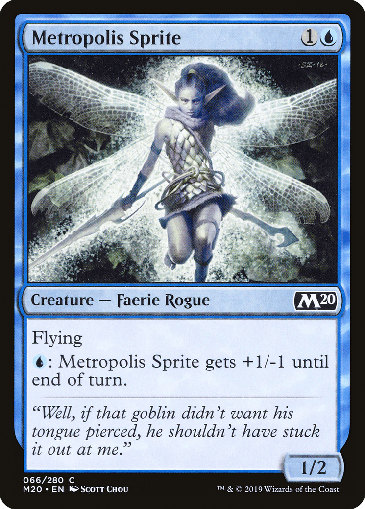 Metropolis Sprite [Core Set 2020] Foil