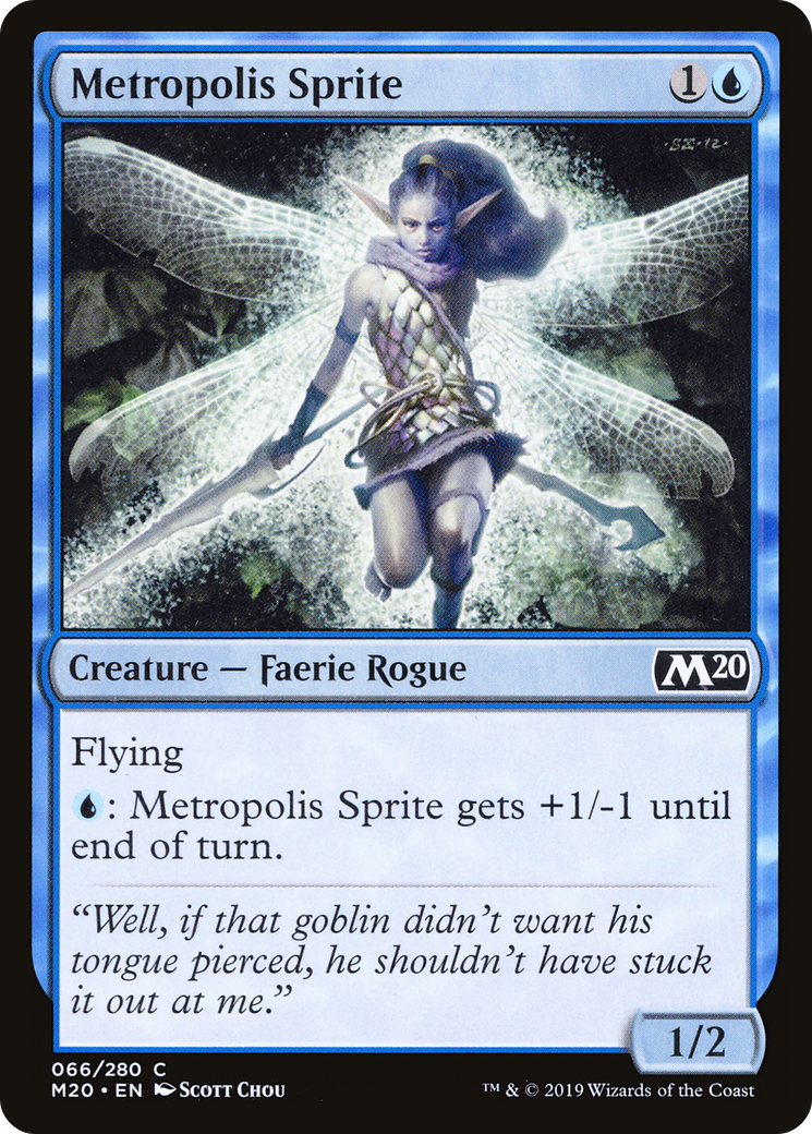 Metropolis Sprite [Core Set 2020] Foil