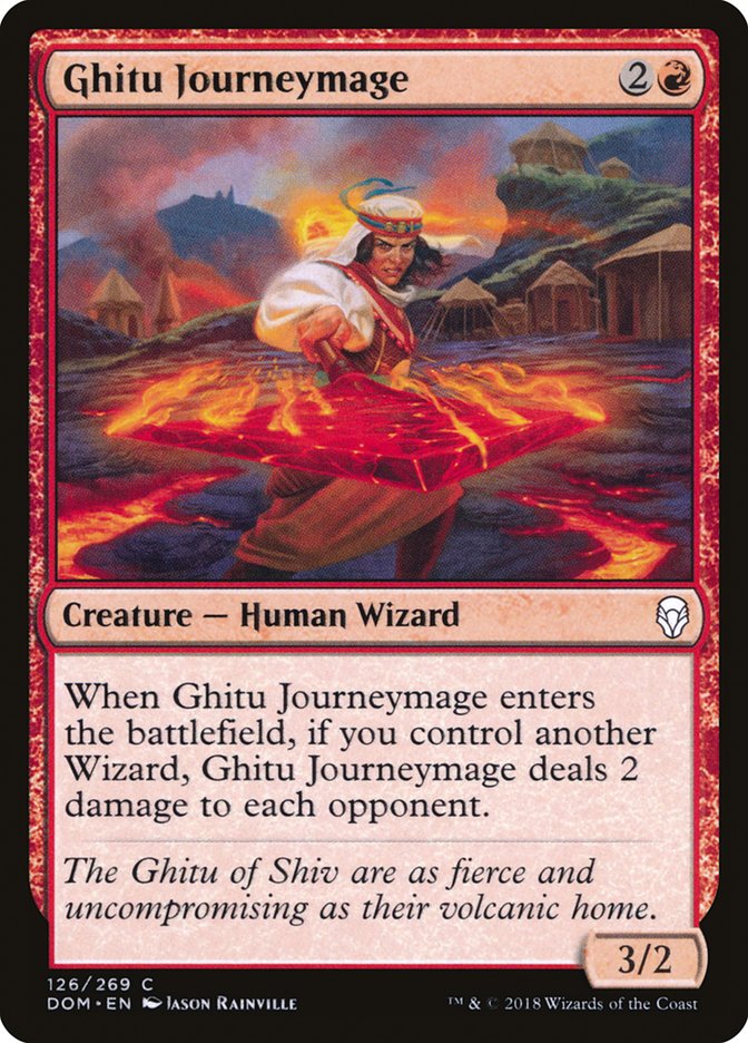 Ghitu Journeymage 126/269 (Dominaria) 