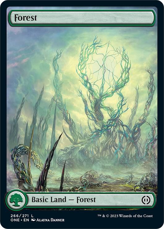Forest 266 (Phyrexia: All Will Be One)  - Full Art