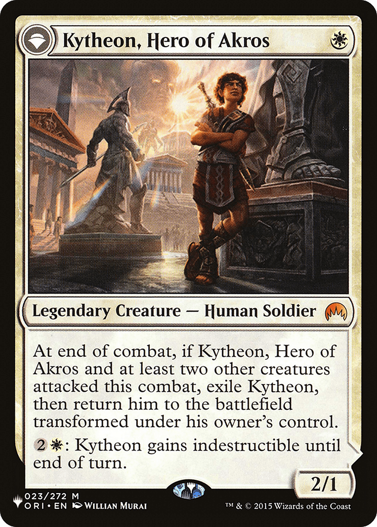 Kytheon, Hero of Akros // Gideon, Battle-Forged |  (ORI-23) [The List]
