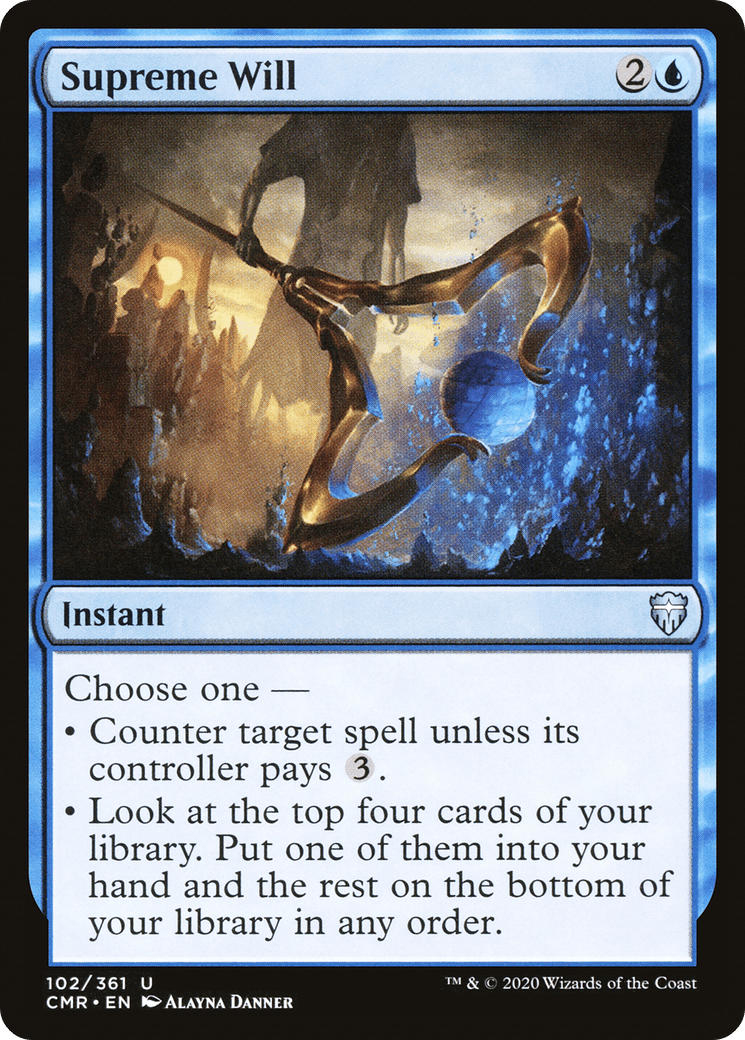 Supreme Will [Commander Legends] Foil