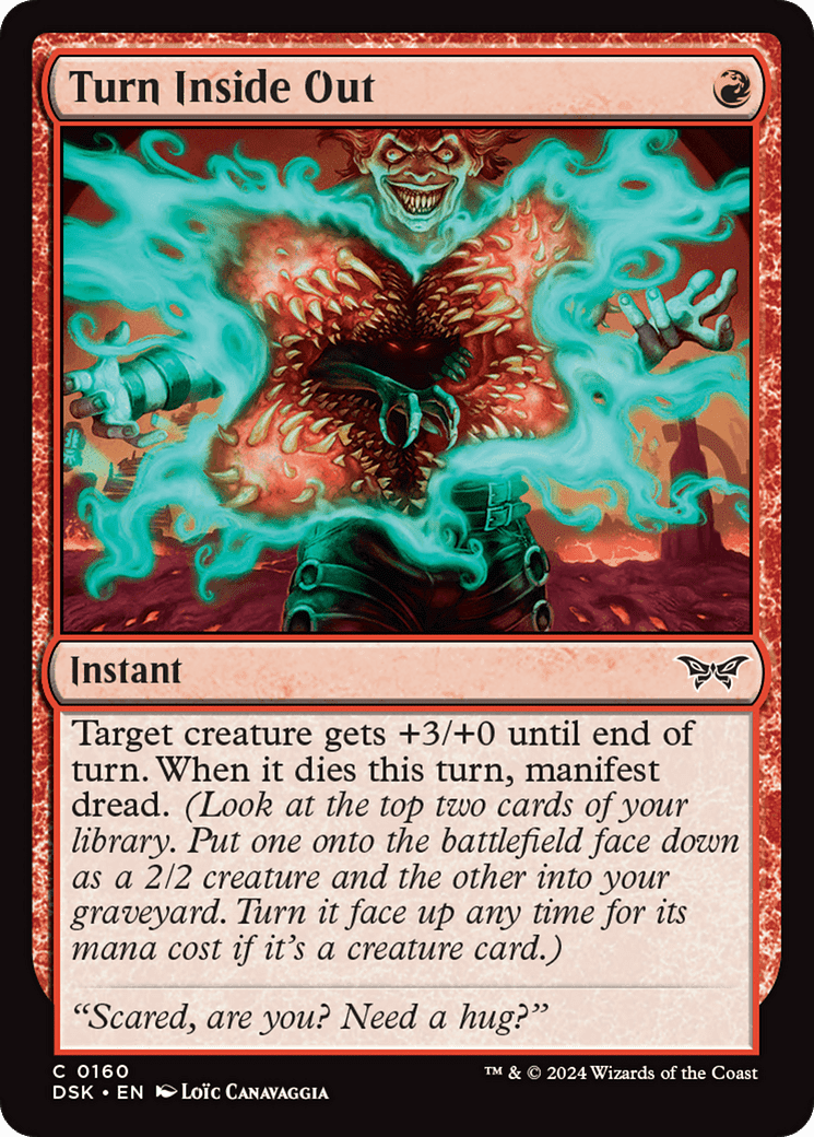 Turn Inside Out [Duskmourn: House of Horror] Foil