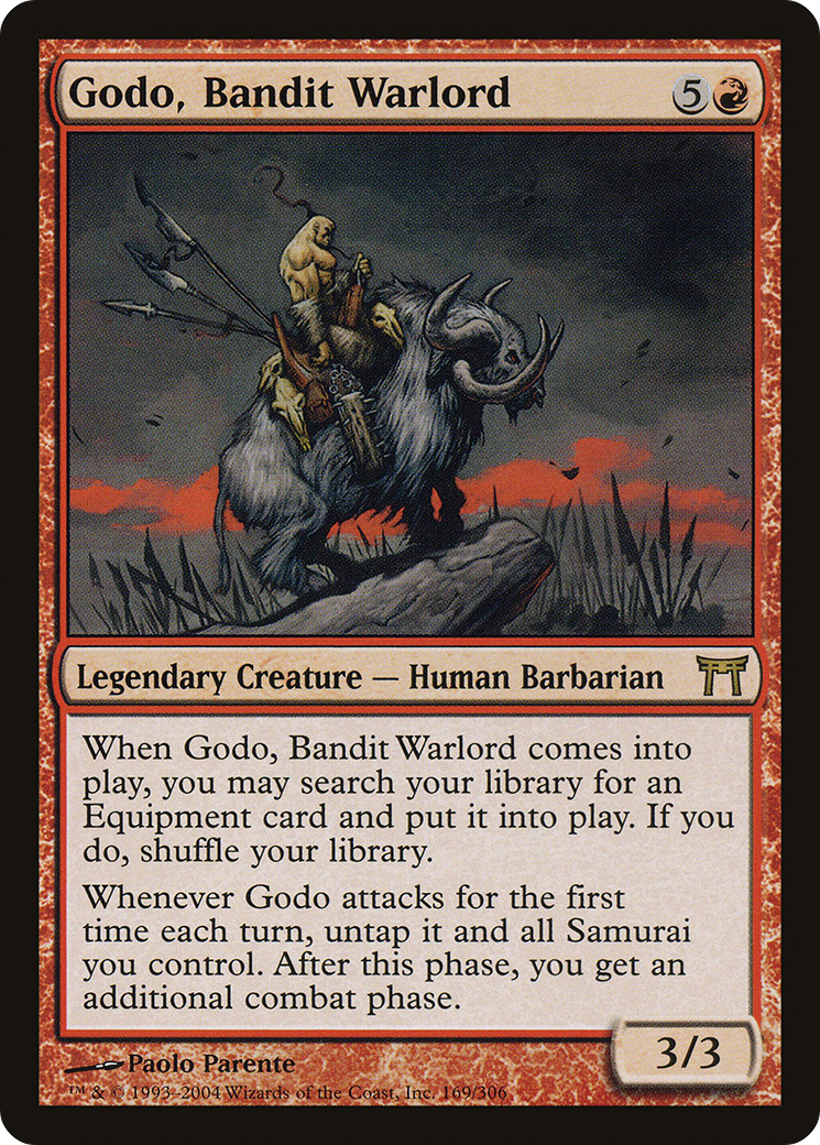 Godo, Bandit Warlord [Champions of Kamigawa] Foil