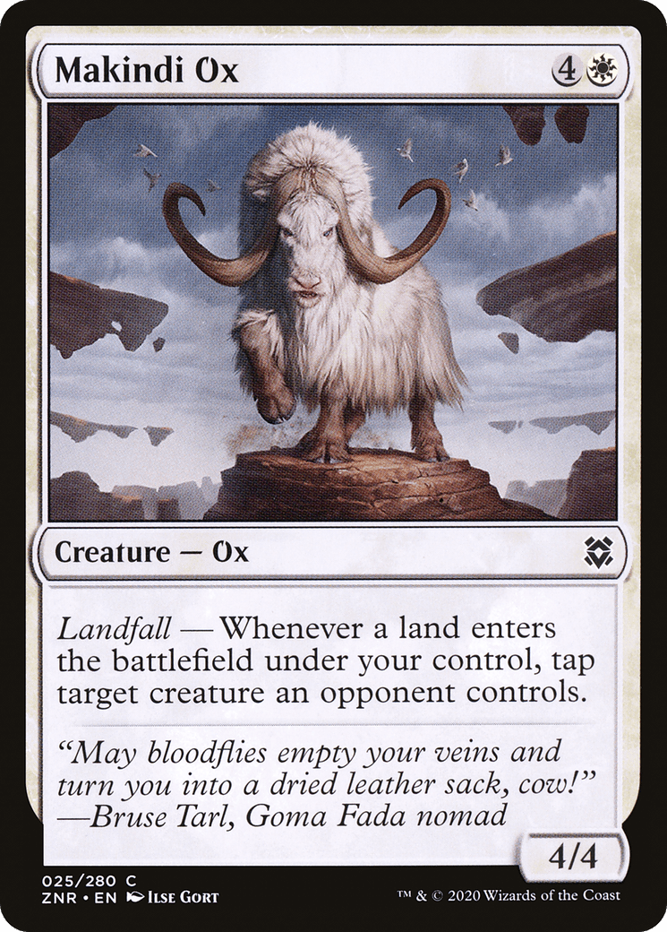 Makindi Ox [Zendikar Rising] Foil