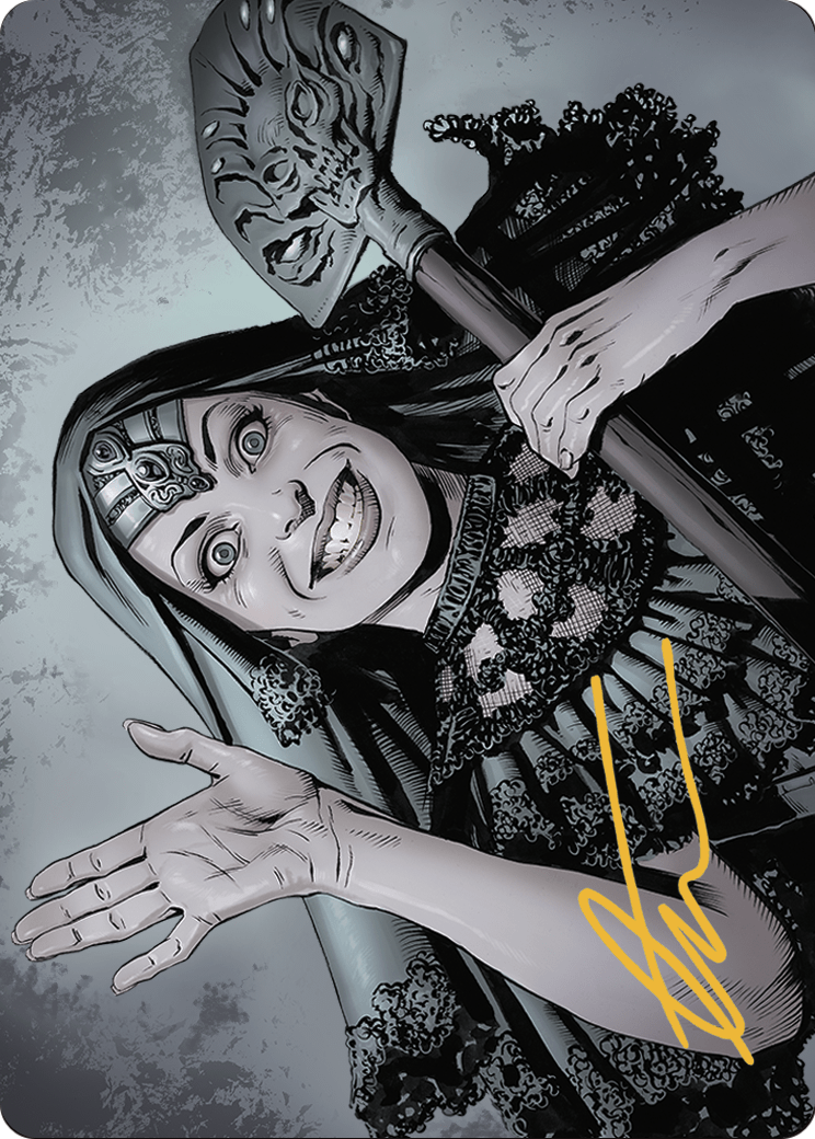 Gisa, the Hellraiser // Gisa, the Hellraiser (AOTJ-051) - Outlaws of Thunder Junction Art Series (Borderless) Foil