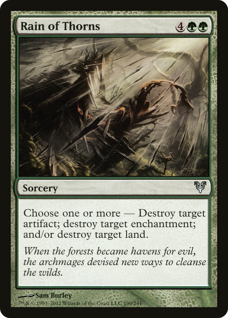 Rain of Thorns [Avacyn Restored] Foil