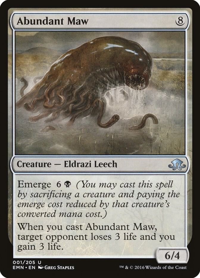 Abundant Maw 1/205 (Eldritch Moon)  - Foil