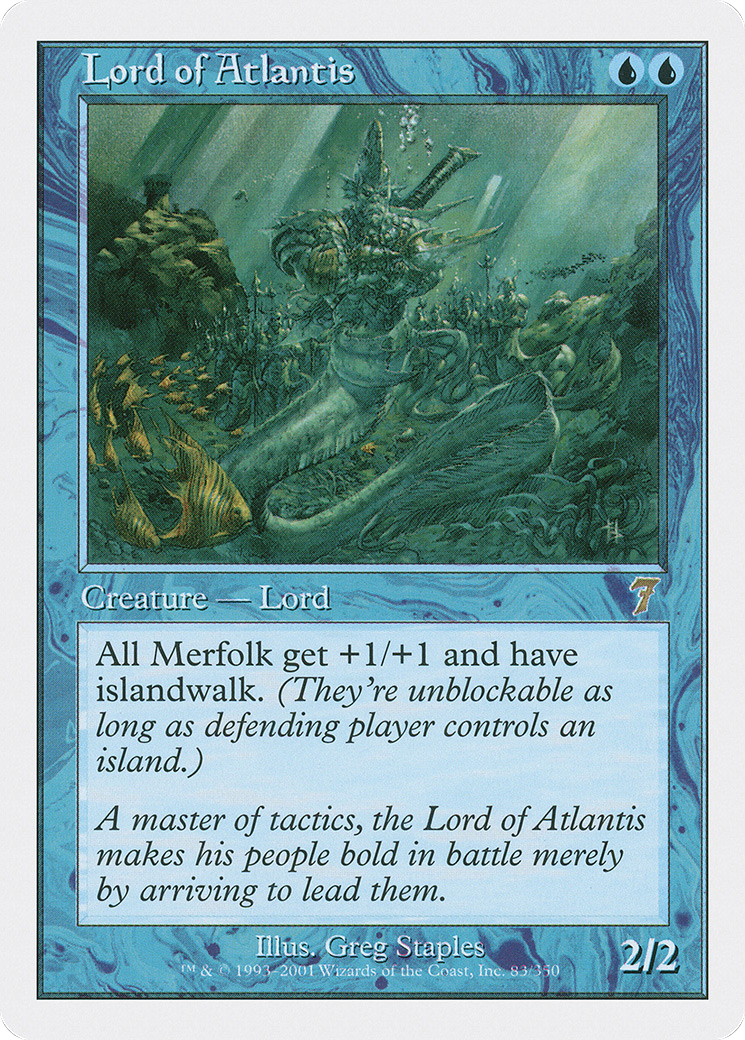 Lord of Atlantis [Seventh Edition] Foil