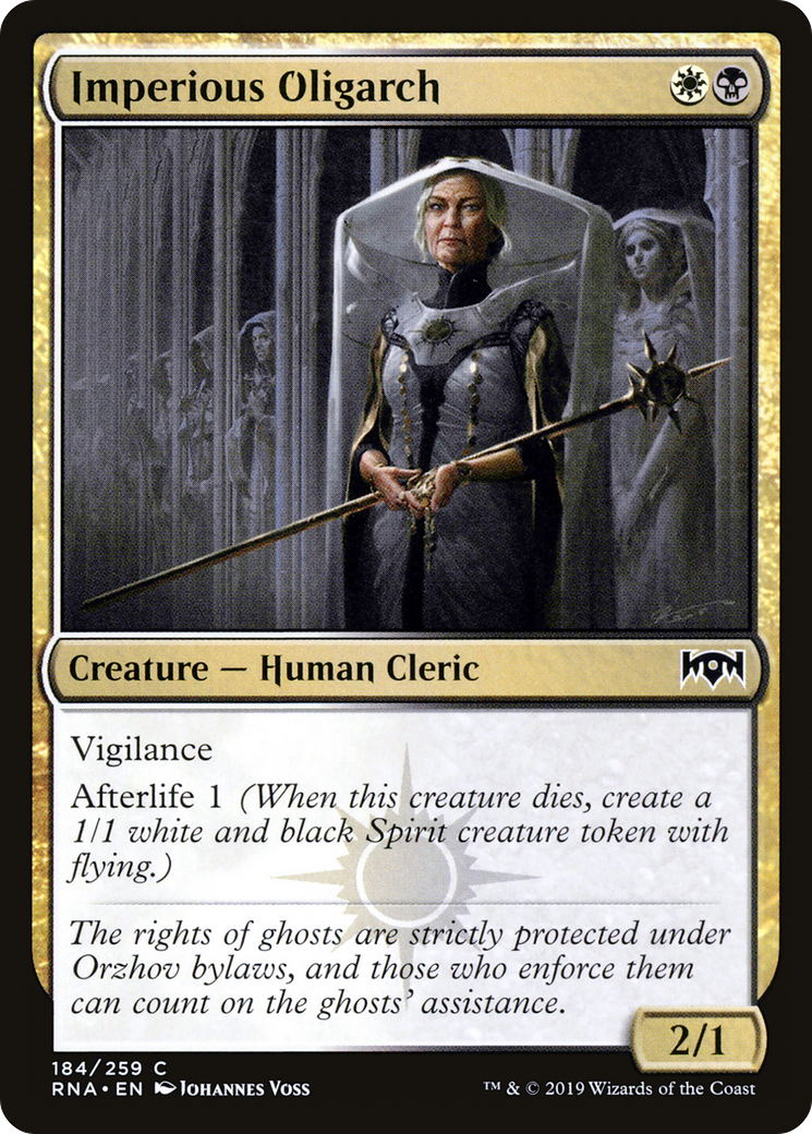 Imperious Oligarch [Ravnica Allegiance] Foil