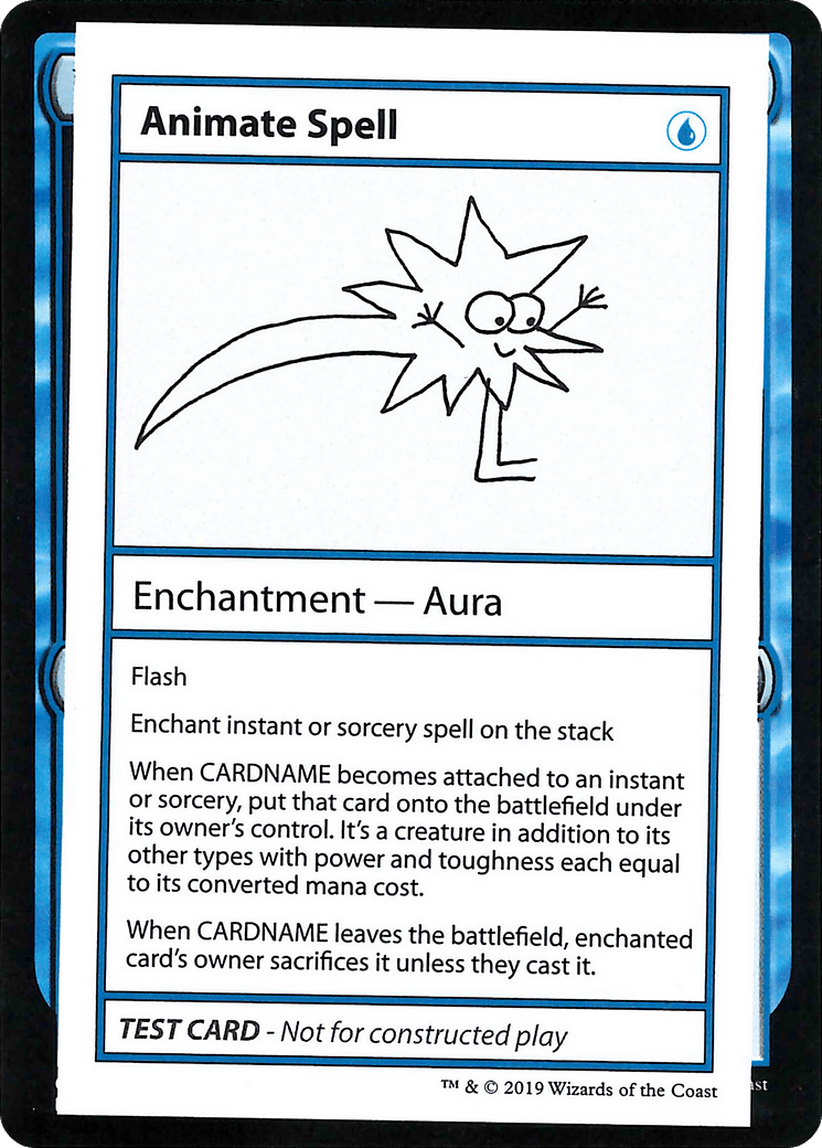 Animate Spell (2021 Edition) [Mystery Booster Playtest Cards]