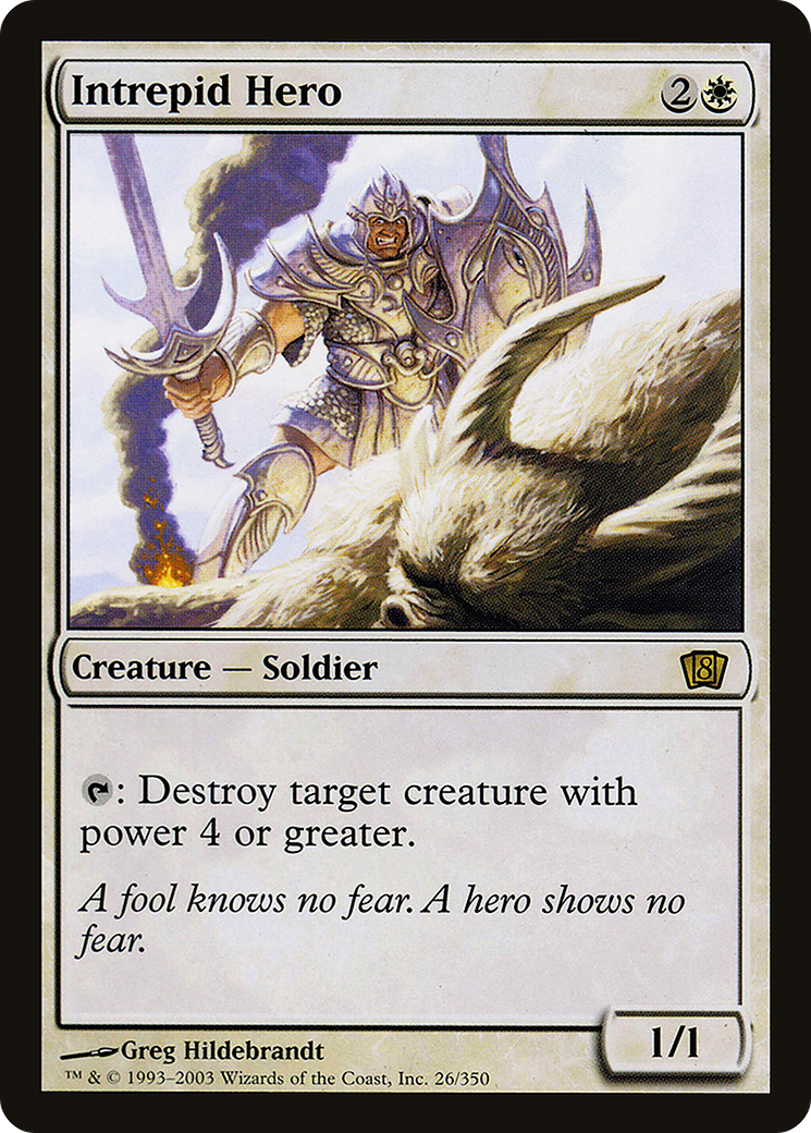Intrepid Hero [Eighth Edition] Foil