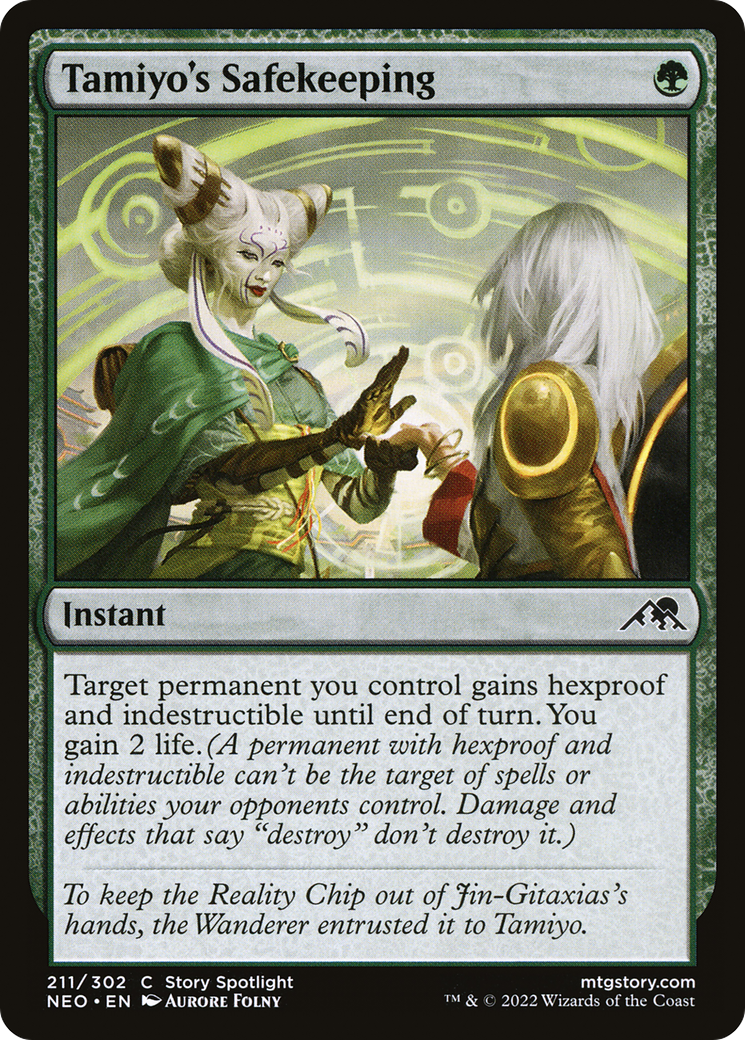 Tamiyo's Safekeeping [Kamigawa: Neon Dynasty] Foil