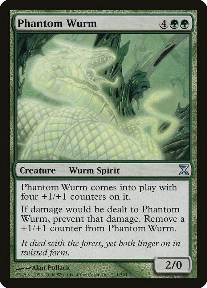Phantom Wurm 211/301 (Time Spiral)  - Foil