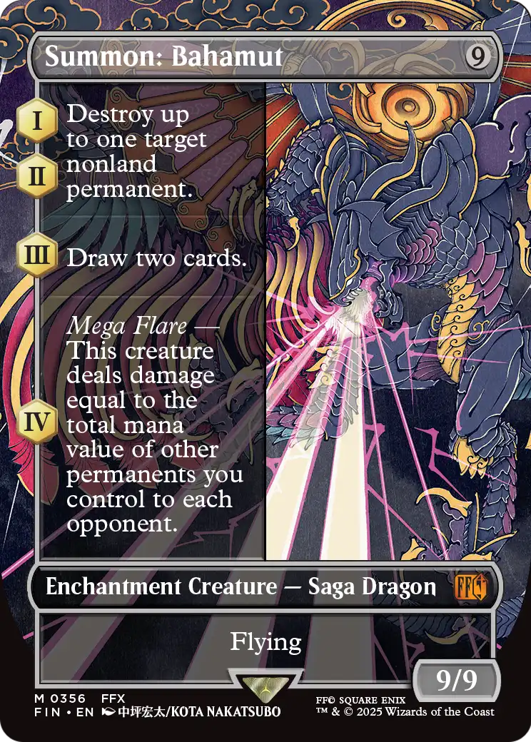 Summon: Bahamut (Borderless) (356) [FINAL FANTASY]