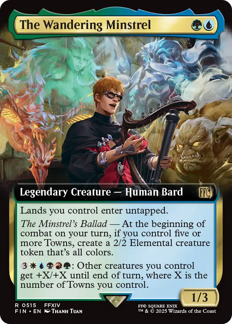 The Wandering Minstrel (515) [FINAL FANTASY] : (Extended Art) Foil