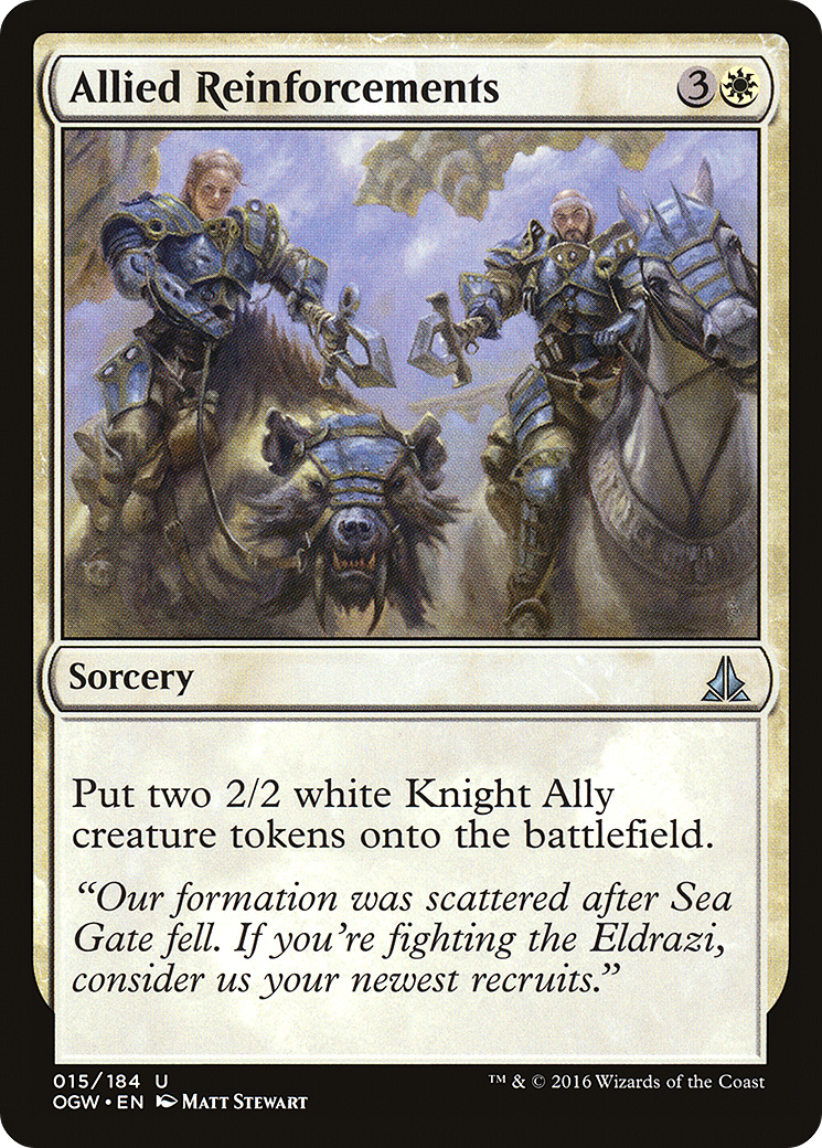 Allied Reinforcements [Oath of the Gatewatch] Foil