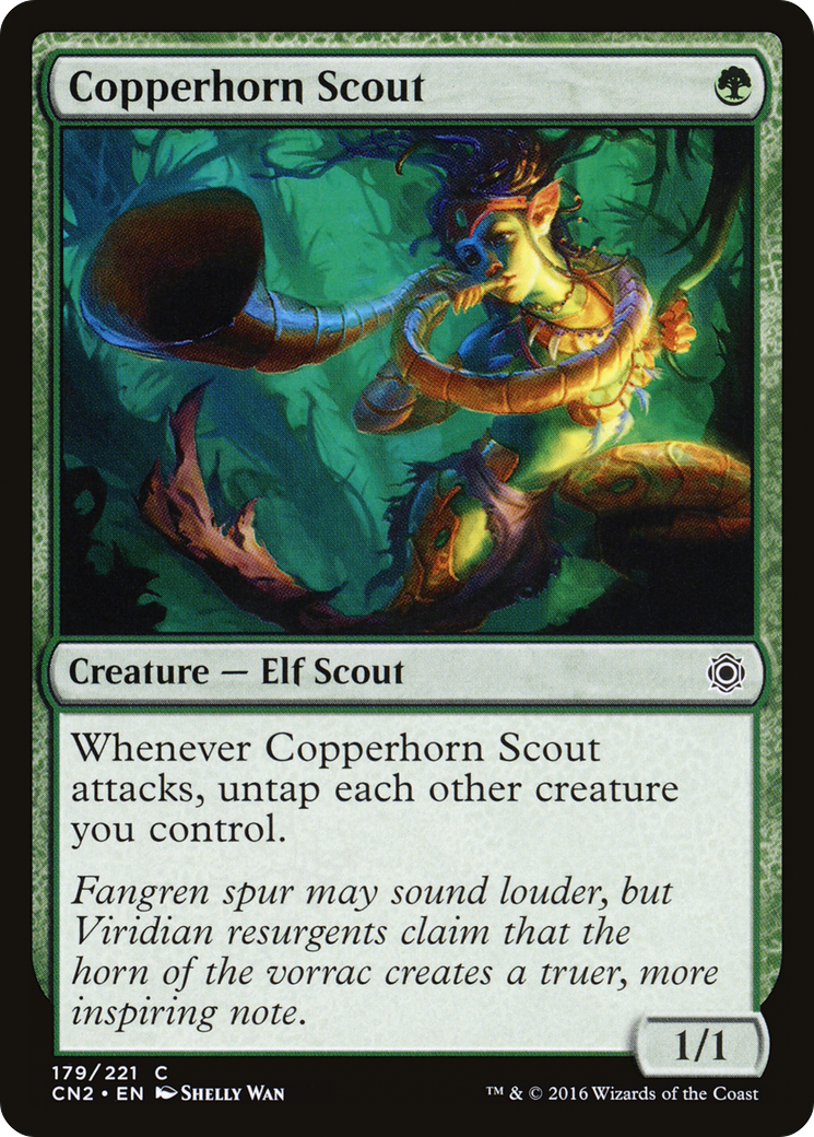Copperhorn Scout [Conspiracy: Take the Crown] Foil