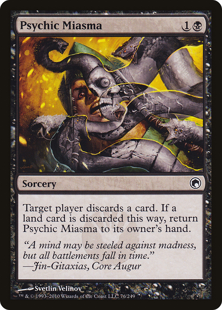 Psychic Miasma [Scars of Mirrodin] Foil