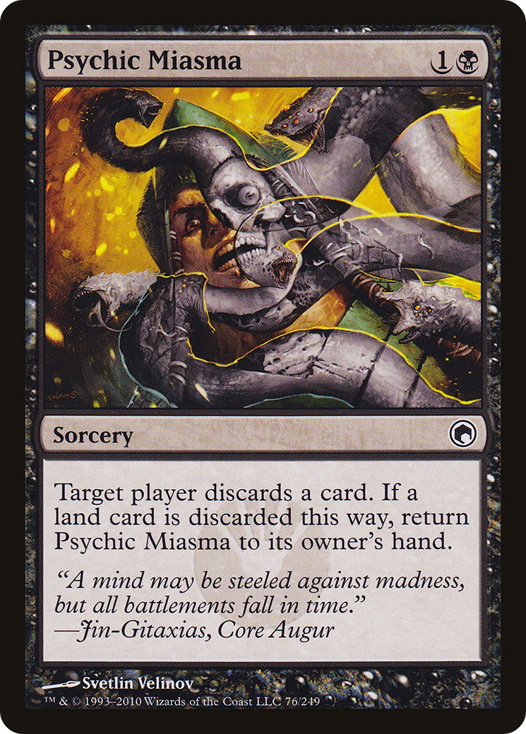 Psychic Miasma [Scars of Mirrodin] Foil