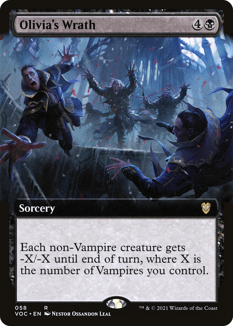 Olivia's Wrath (Extended Art) [Innistrad: Crimson Vow Commander]