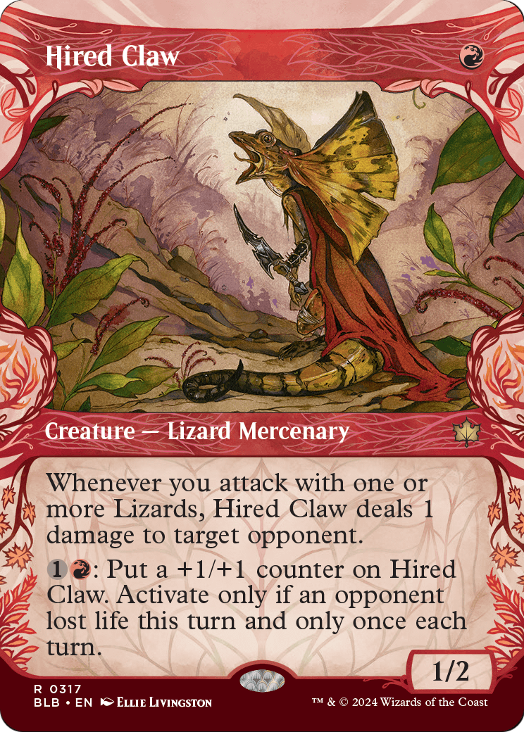 Hired Claw (Showcase) [Bloomburrow] Foil