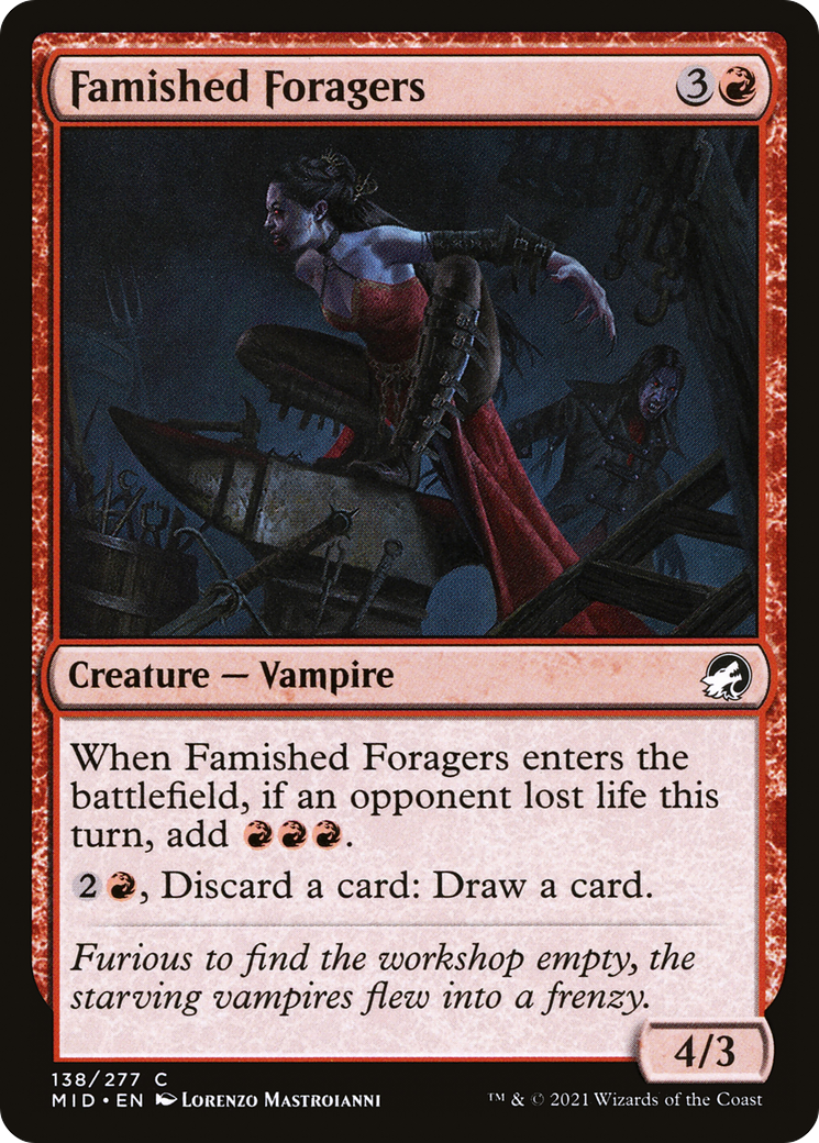 Famished Foragers [Innistrad: Midnight Hunt] Foil