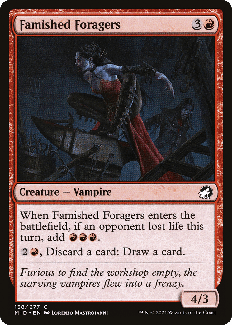 Famished Foragers [Innistrad: Midnight Hunt] Foil