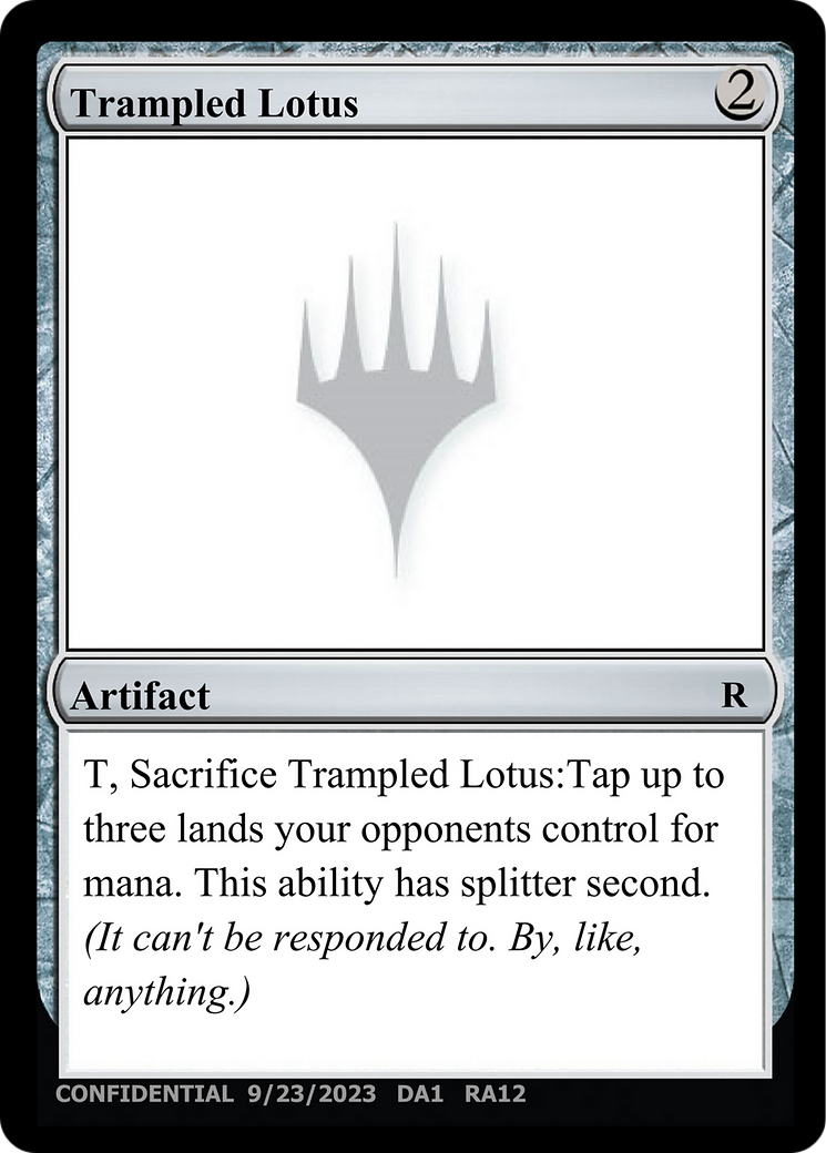 Trampled Lotus (DA1-RA12B) - Unknown Event