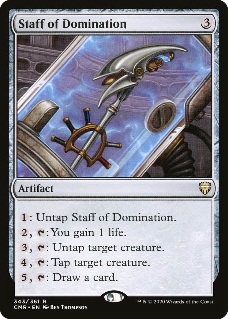 Staff of Domination [Commander Legends] Foil