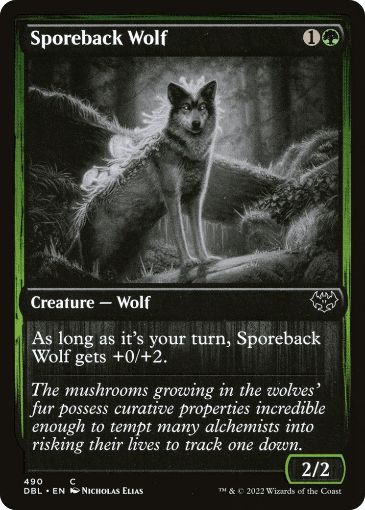 Sporeback Wolf [Innistrad: Double Feature] Foil