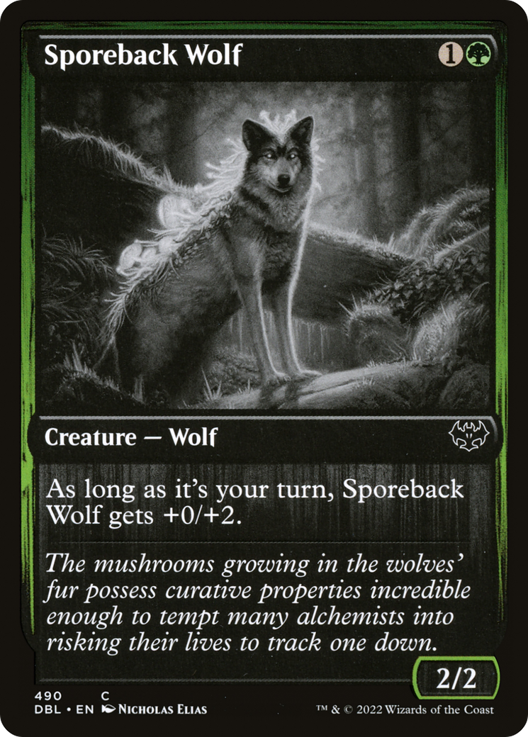 Sporeback Wolf [Innistrad: Double Feature] Foil