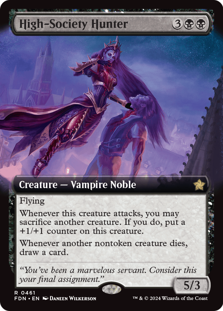 High-Society Hunter (FDN-461) - Foundations: (Extended Art)