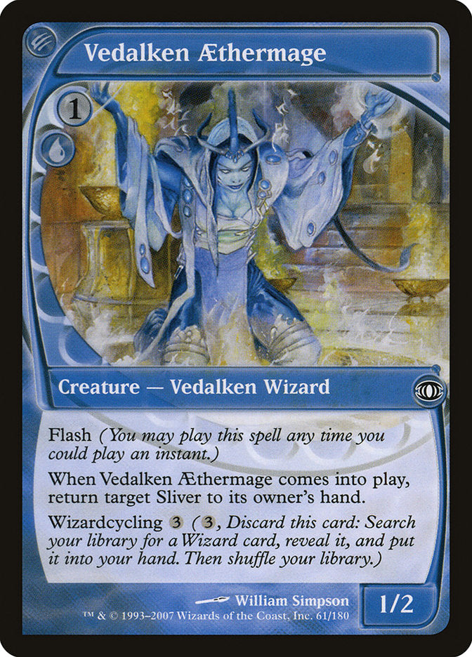 Vedalken Aethermage 61/180 (Future Sight)  - Foil