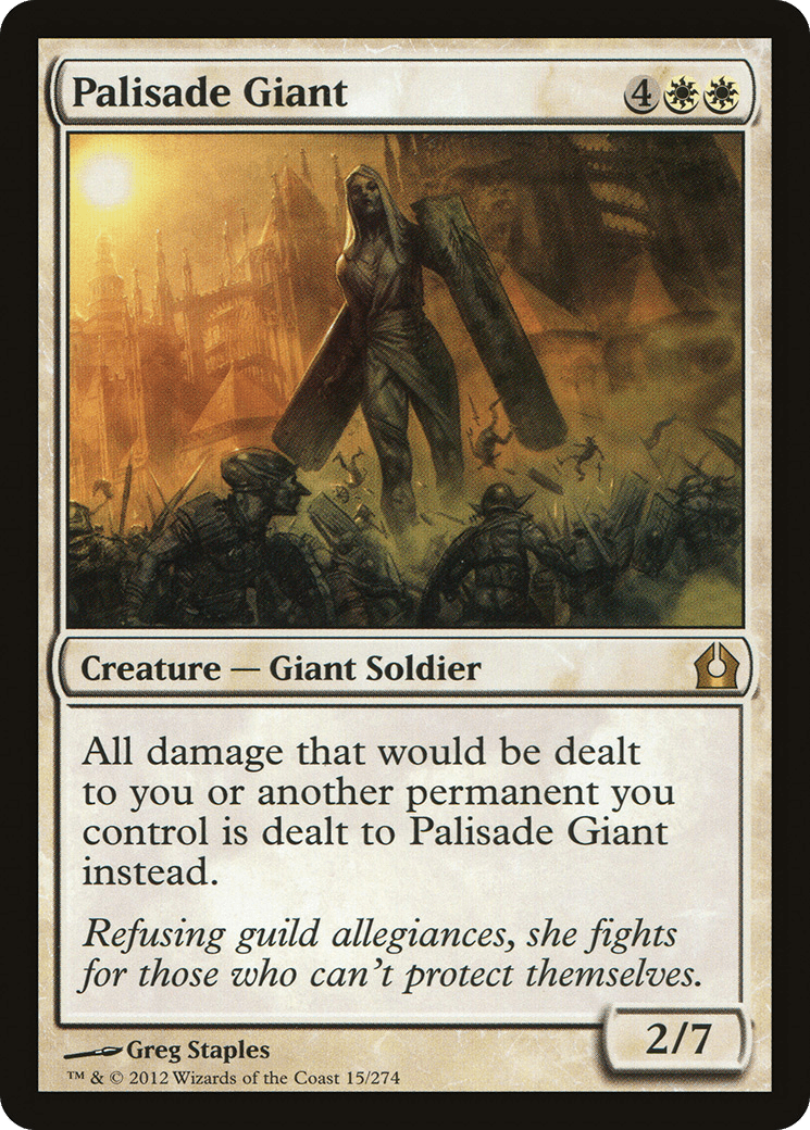 Palisade Giant [Return to Ravnica] Foil