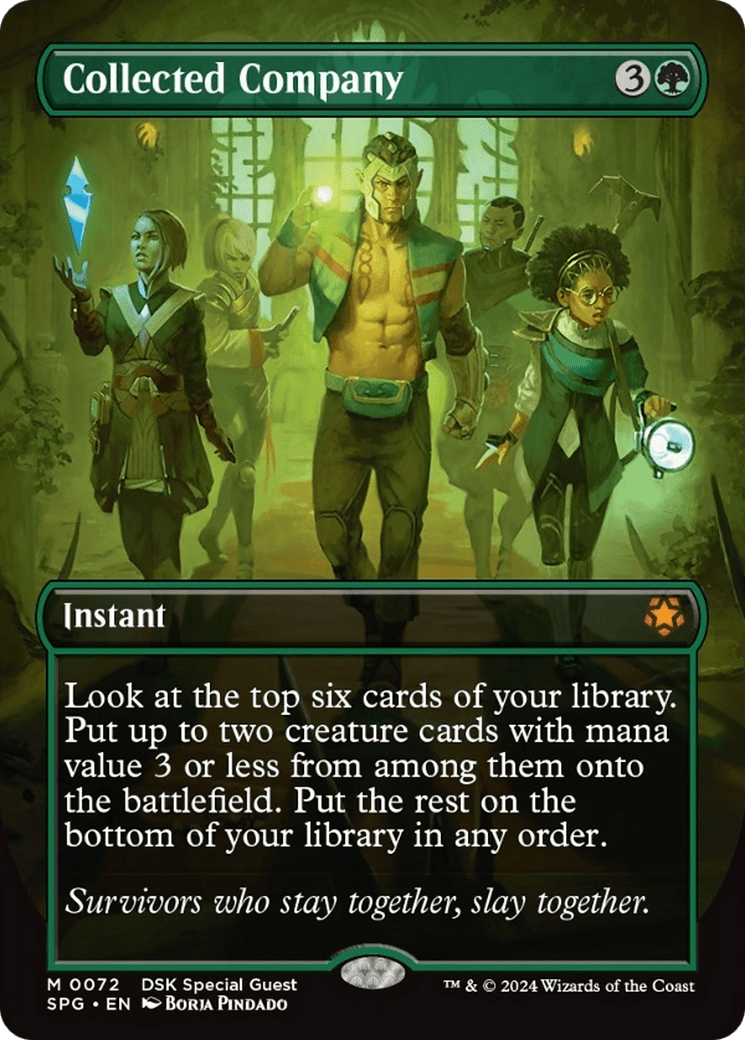 Collected Company (Borderless) [Duskmourn: House of Horror Special Guests] Foil