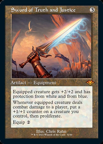 Sword of Truth and Justice (Retro Foil Etched) [Modern Horizons]