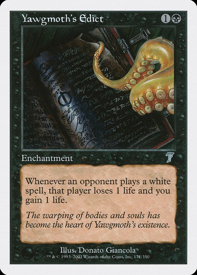 Yawgmoth's Edict [Seventh Edition] Foil