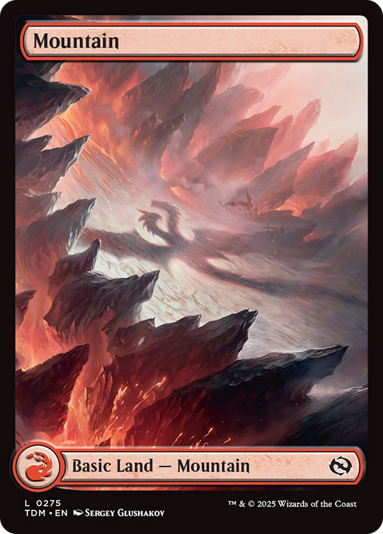 Mountain (0275) (275) [Tarkir: Dragonstorm]  Foil