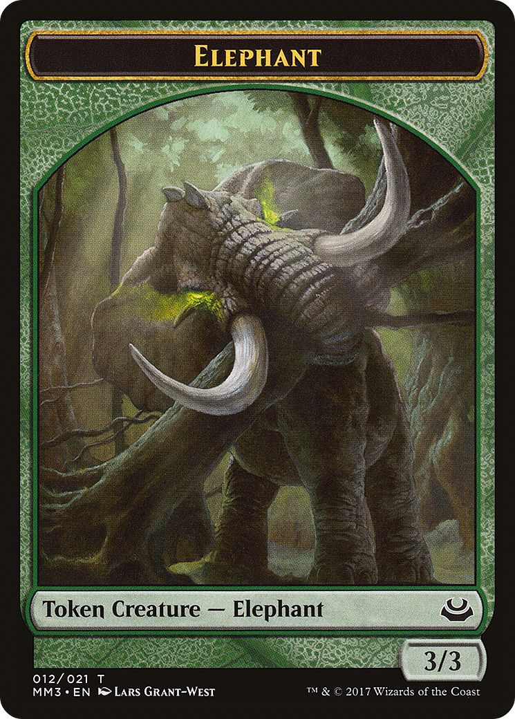 Elephant Token [Modern Masters 2017 Tokens]