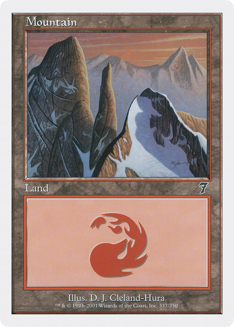 Mountain (337) [Seventh Edition] Foil