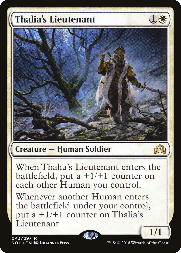 Thalia's Lieutenant [Shadows over Innistrad] Foil