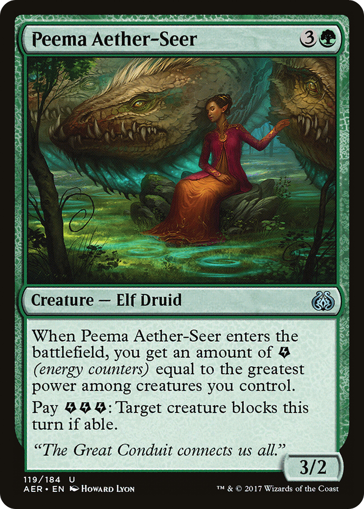 Peema Aether-Seer [Aether Revolt] Foil