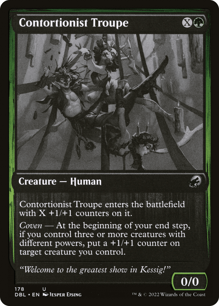 Contortionist Troupe [Innistrad: Double Feature] Foil