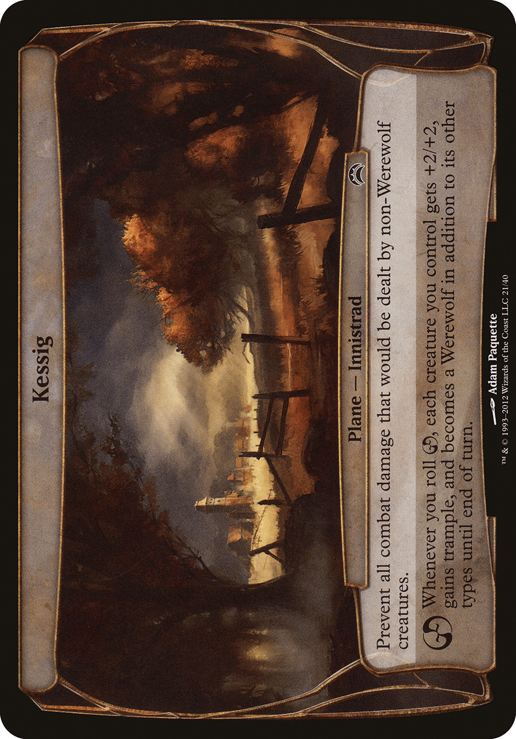 Kessig (021) [Planechase 2012 Planes]  Foil