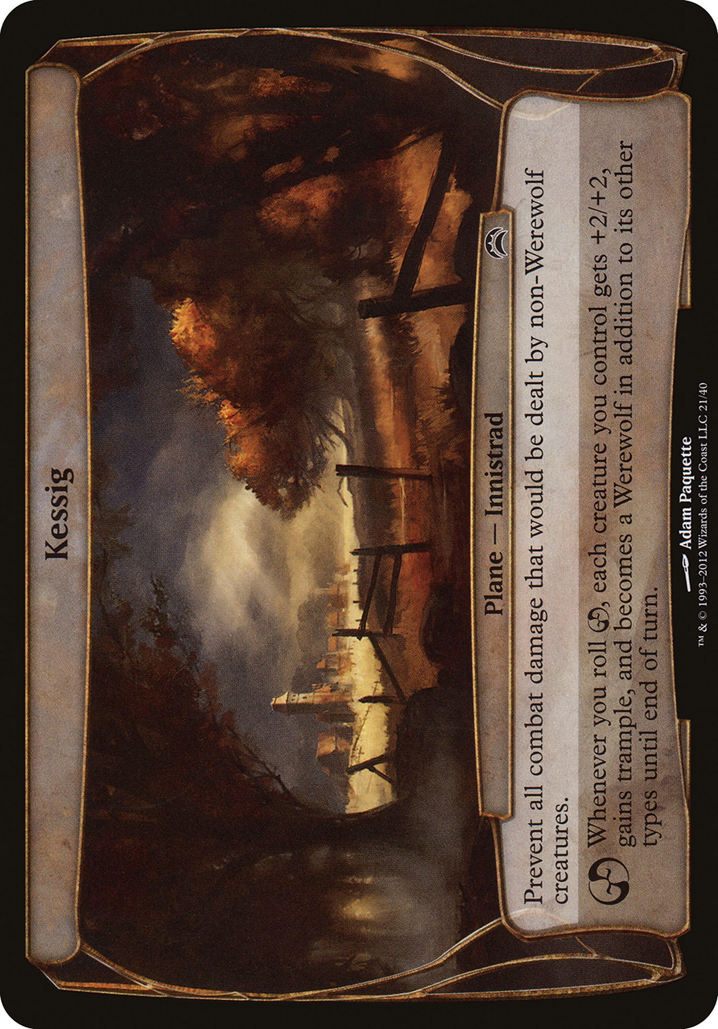 Kessig (021) [Planechase 2012 Planes]  Foil