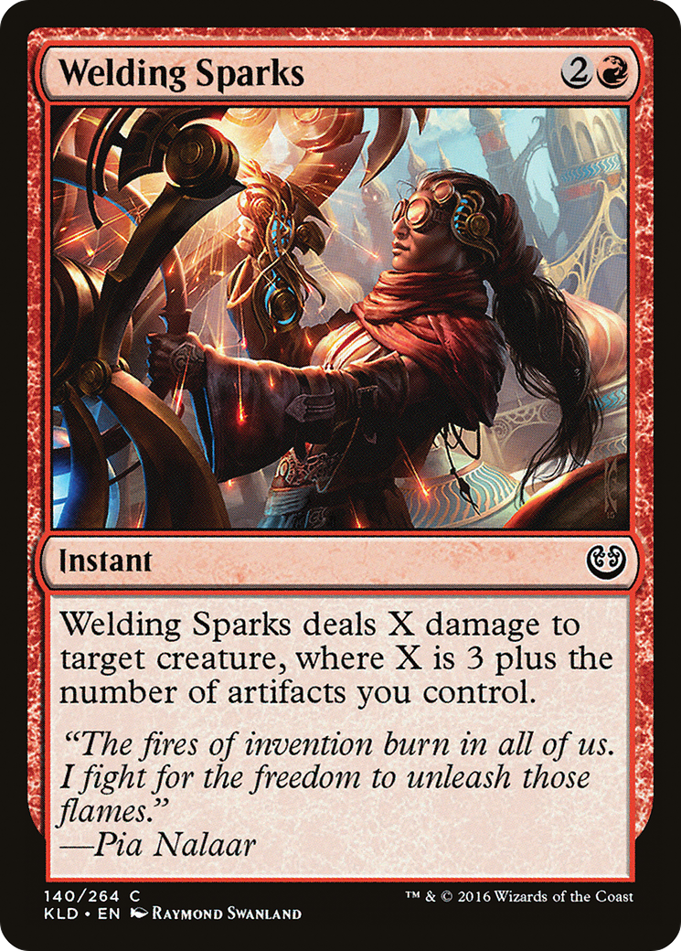 Welding Sparks [Kaladesh] Foil