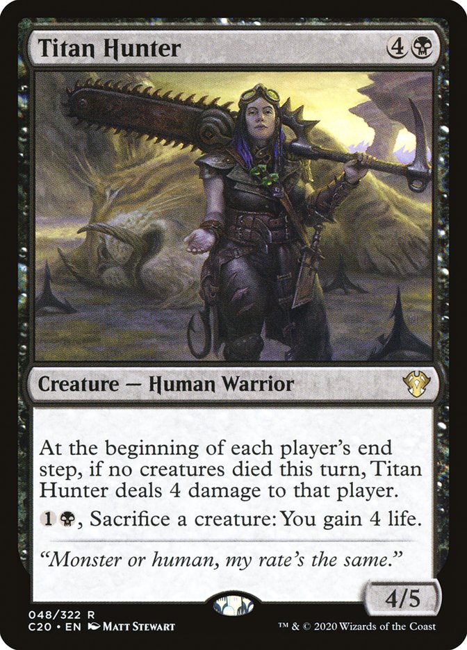 Titan Hunter 48/322 (Commander 2020) 